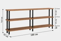 Andifli Bokhylle 180x74,9 cm