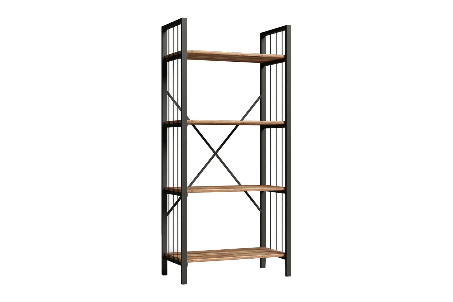 Bokhylle-Andifli Bokhylle 60x150 cm Svart