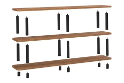 Bokhylle-Andifli Bokhylle 150x74,9 cm Svart