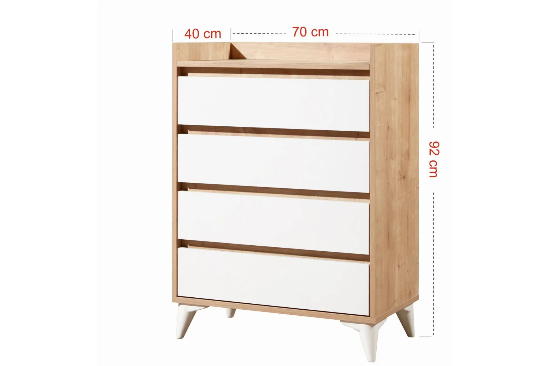 Kommode|Entrekommode-Andifli Kommode 70x92 cm Blå