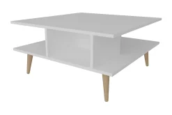 Sofabord-Andifli Sofabord 89x44x89 cm Hvit