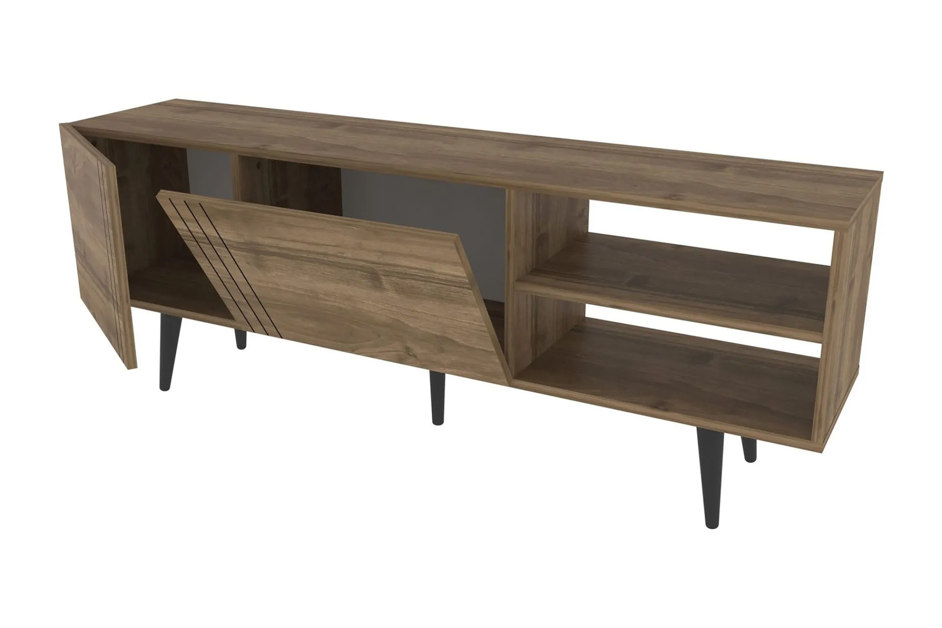 Tv-Benk & Mediabenk-Andifli Tv-benk 160x38,6 cm Brun