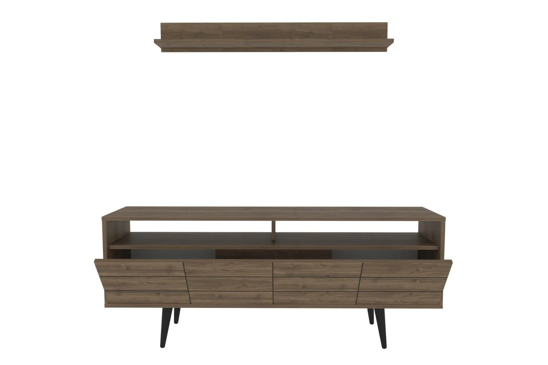 Tv-Møbelsett-Andifli Tv-møbelsett 160x64,5 cm Brun