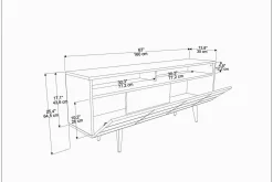 Tv-Møbelsett-Andifli Tv-møbelsett 160x64,5 cm Brun