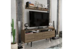 Tv-Møbelsett-Andifli Tv-møbelsett 160x64,5 cm Brun