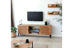 Tv-Møbelsett-Andifli Tv-møbelsett 50x15 cm Brun