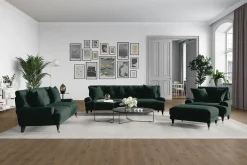 Bloomington Andrew Loveseat Fløyel