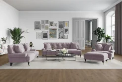Bloomington Velour Sofa & Fløyel Sofa-Andrew 2-seters Fløyelssofa Lilla
