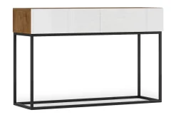 Gangbord|Avlastningsbord-Aneja Konsollbord 40 cm Hvit