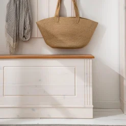 Loft24 Oppbevaringskiste-Anita Oppbevaringskiste 80 cm Hvit/Honning