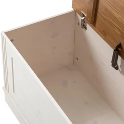 Loft24 Oppbevaringskiste-Anita Oppbevaringskiste 80 cm Hvit/Honning