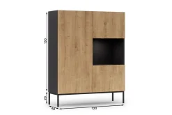 Garderober & Garderobesystem-Anjal Garderobeskap 120 cm Eik