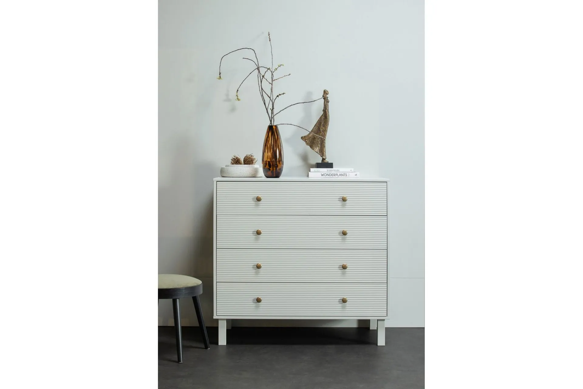 Kommode|Entrekommode-Antonie Kommode Kommode cm Grey