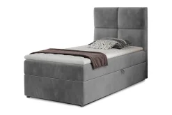 Kontinentalsenger|Seng Med Oppbevaring-Arcore Oppbevaringsseng 90x200 cm Rutete Grey