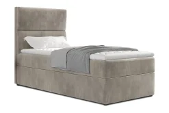 Kontinentalsenger|Seng Med Oppbevaring-Arcore Oppbevaringsseng 90x200 cm Vertikal Søm Beige