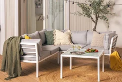 Comfort Garden Benker|Lounge Sofa-Ariany Hjørnesofa Hvit