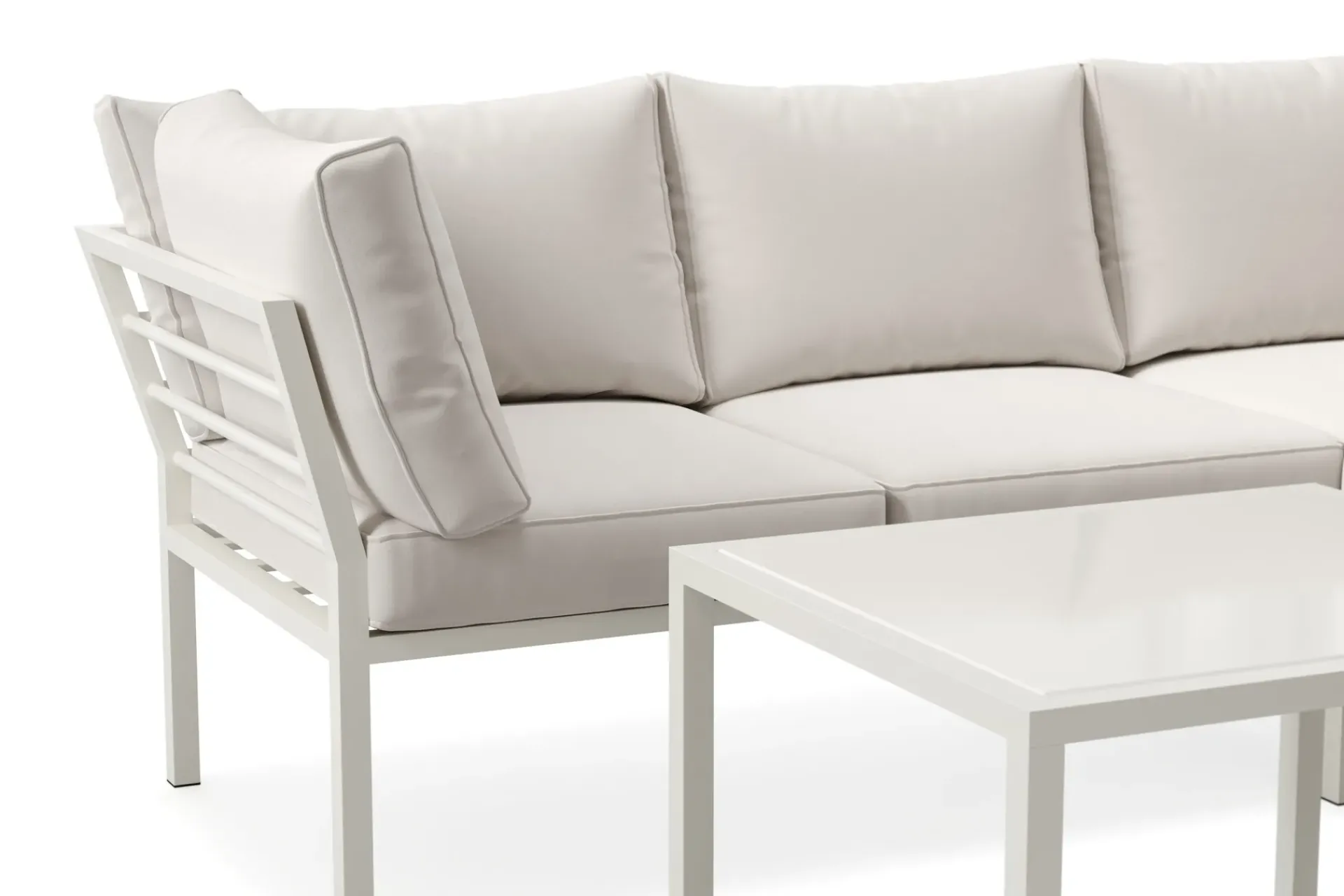 Comfort Garden Loungemøbler Salg-Ariany hjørnesofa utendørs 5-seters Beige