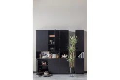 Oppbevaringsskap|Skap-Arteksio Highboard 110 cm Svart