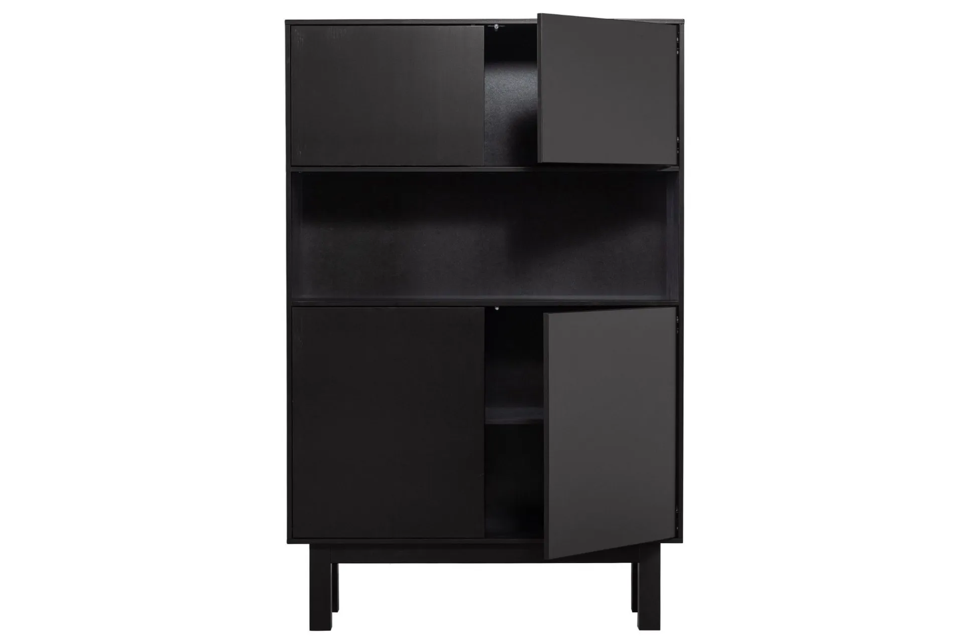 Oppbevaringsskap|Skap-Arteksio Highboard 40x100 cm Svart