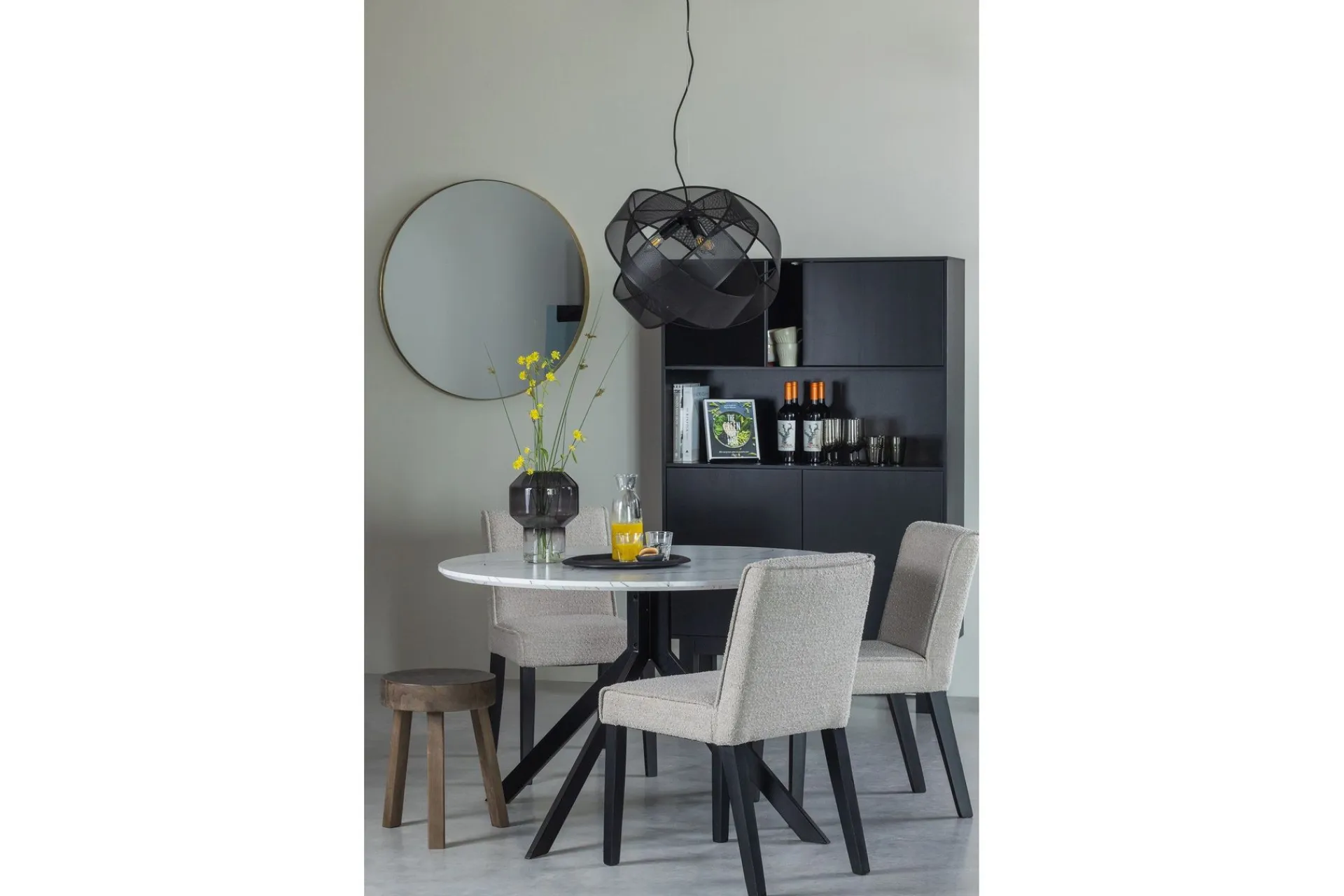 Oppbevaringsskap|Skap-Arteksio Highboard 40x100 cm Svart