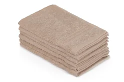 Håndklær Og Badehåndkle|Morgenkåpe & Badekåpe-Ashburton Vaskeklut 6-pk Beige