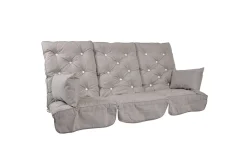 Fritab Puter-Askegrå Hammocksett høy flock Grey