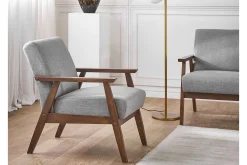 Lenestoler-Asnes Karmstol Grey