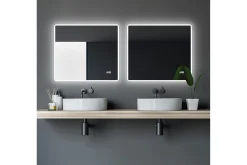 Aspsele Baderomsspeil 70 cm LED-Lys