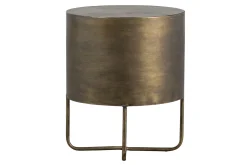Avlastningsbord-Astranna Nattbord 39 cm Antikk messing