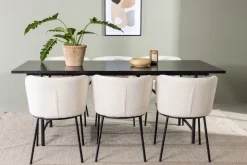 Venture Home Astrid Matgruppe 200 cm Rektangulær med 6 Edina Stoler
