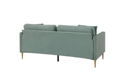 2 Seter Sofa-Avksenti Sofa Grønn