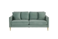 2 Seter Sofa-Avksenti Sofa Grønn
