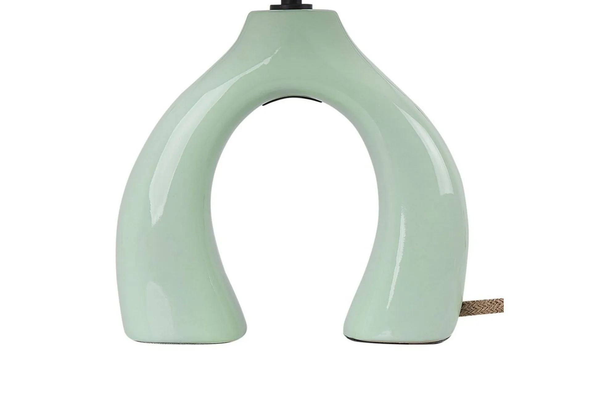 Nattbordslampe|Bordlampe-Avsaki Bordlampe 43 cm E27 Lysegrønn,Hvit