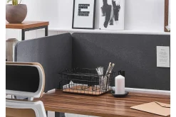 Avskjerming Skrivebord-Avskjerming for Skrivebord 160x40 cm grå WALLY Grey