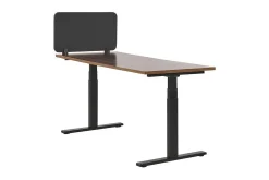 Avskjerming Skrivebord-Avskjerming for Skrivebord 160x40 cm grå WALLY Grey