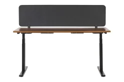 Avskjerming til Skrivebord 180x40 cm grå WALLY