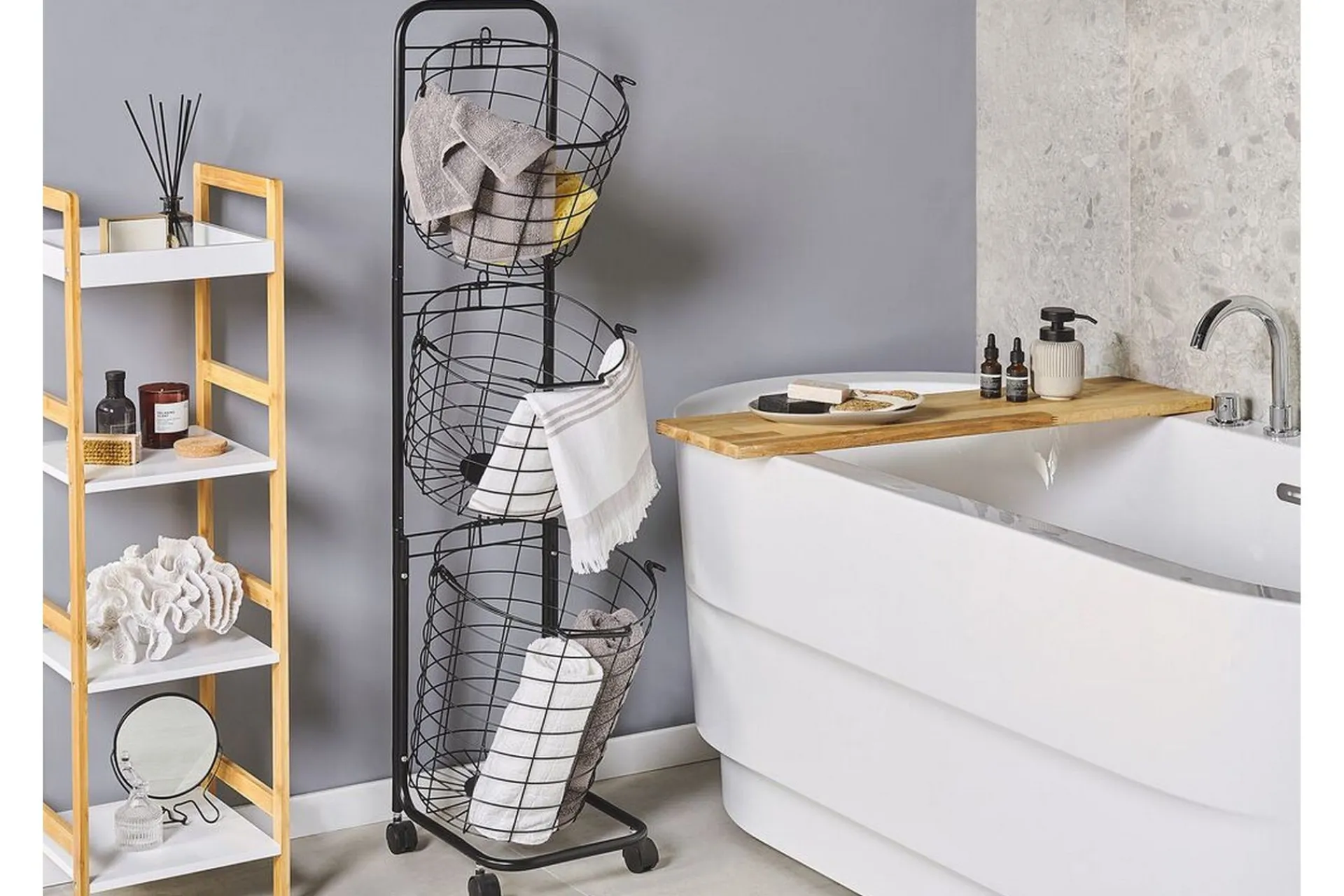 Kurver-Ayapal Metallstativ 37 cm 3 Kurver Svart