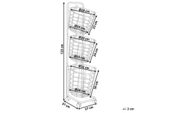 Ayapal Metallstativ 37 cm 3 Kurver