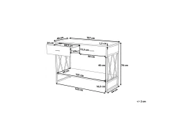 Gangbord|Avlastningsbord-Ayden Avlastningsbord 106 cm Tre/Natur
