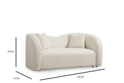 2 Seter Sofa-Azoula Sofa 2-seter Beige
