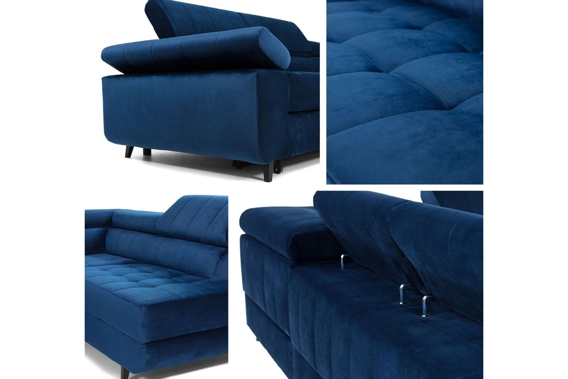 Velour Sofa & Fløyel Sofa-Azoulay Hjørnesofa Høyre Once 10