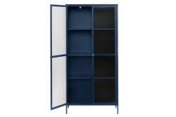 Vitrineskap|Skap-Azza Vitrineskap 90x190 cm Blå