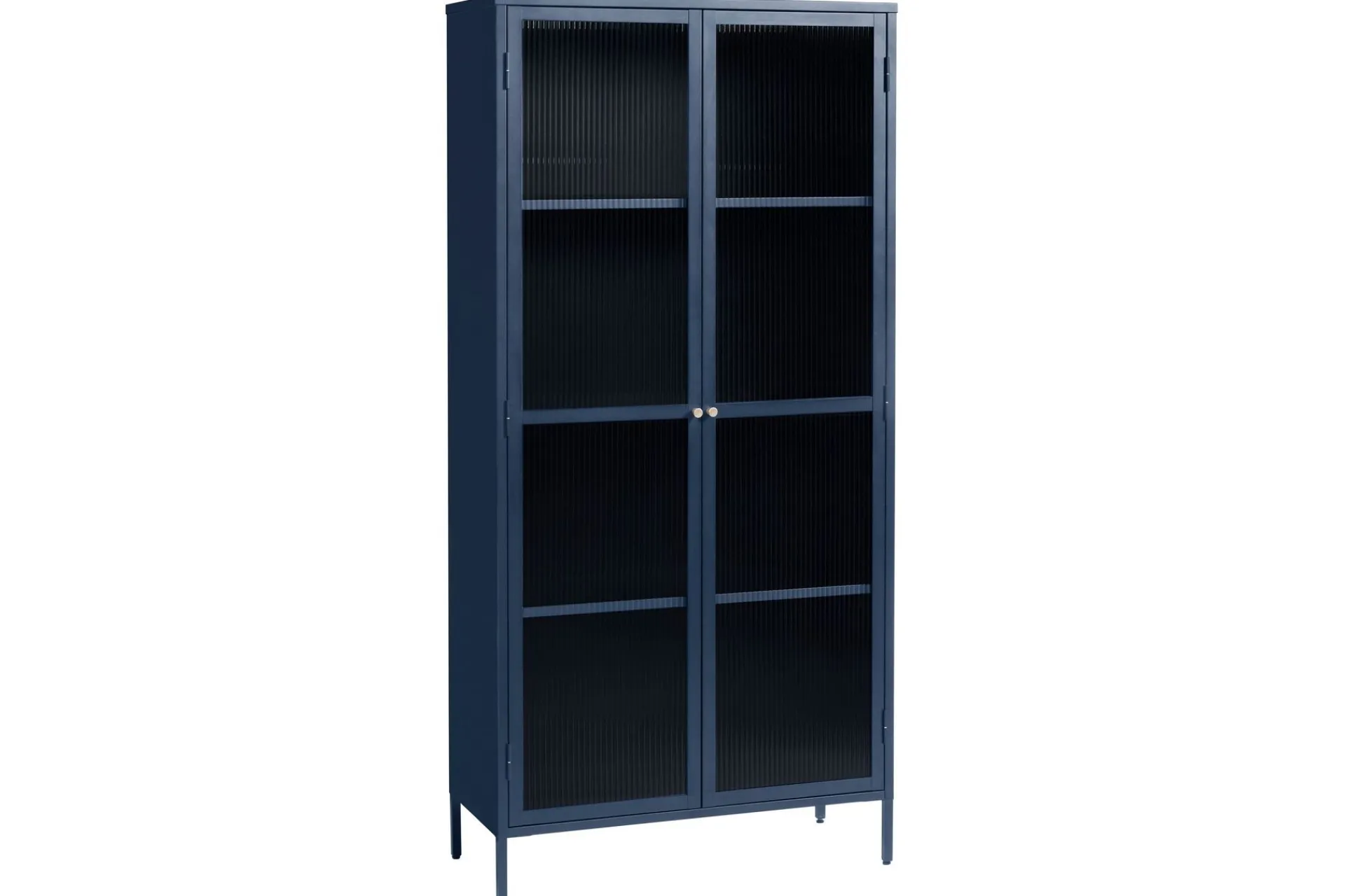Vitrineskap|Skap-Azza Vitrineskap 90x190 cm Blå