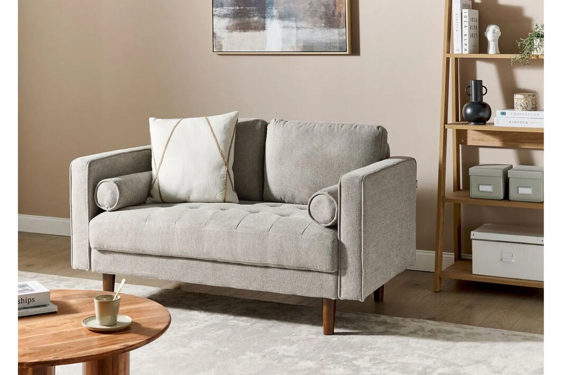 2 Seter Sofa-Babur Sofa 2-seter Taupe