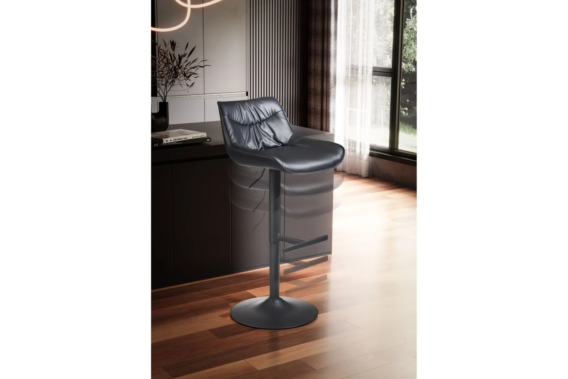 Barmøbler|Barstoler-Bacchi Barstol 106 cm Antracit