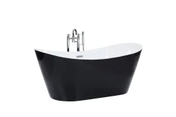 Baderom-Badekar frittstående 180 cm ANTIGUA Svart