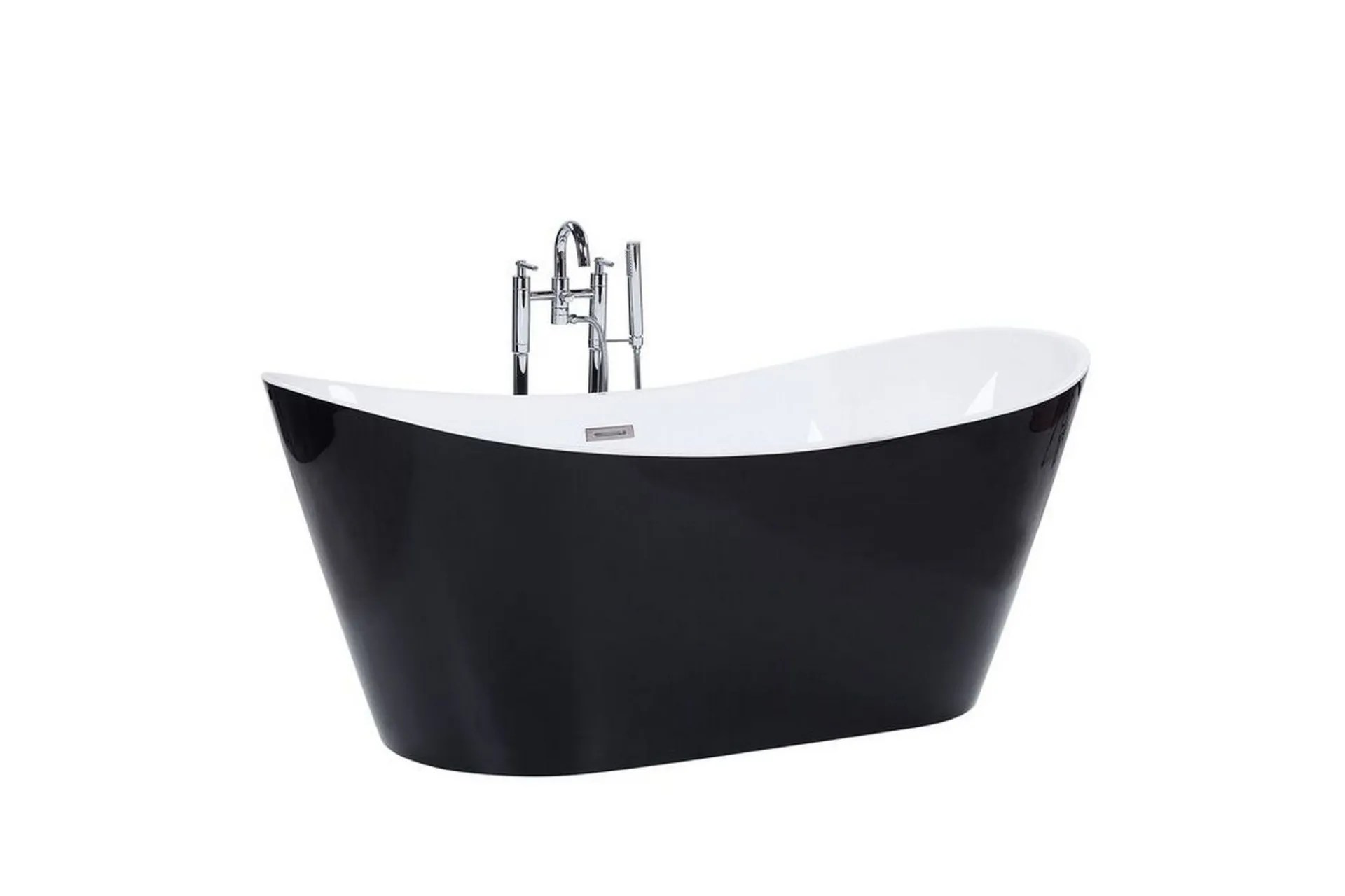 Baderom-Badekar frittstående 180 cm ANTIGUA Svart