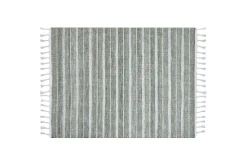 Flatvevde Tepper-Bademli Ryeteppe 140x200 cm Grønn