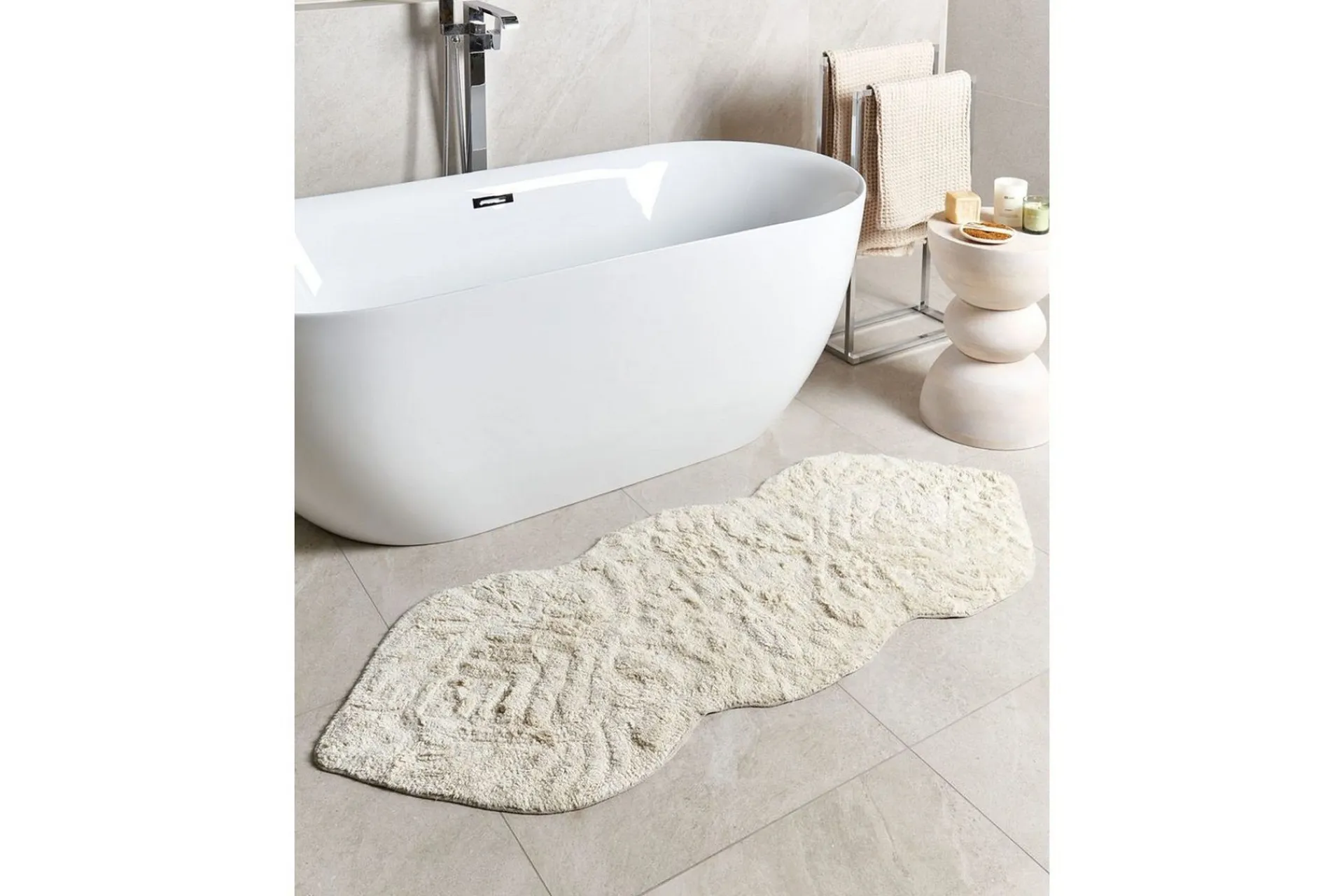Baderomsmatte|Baderomsmatte-Baderomsmatte Canbar Beige