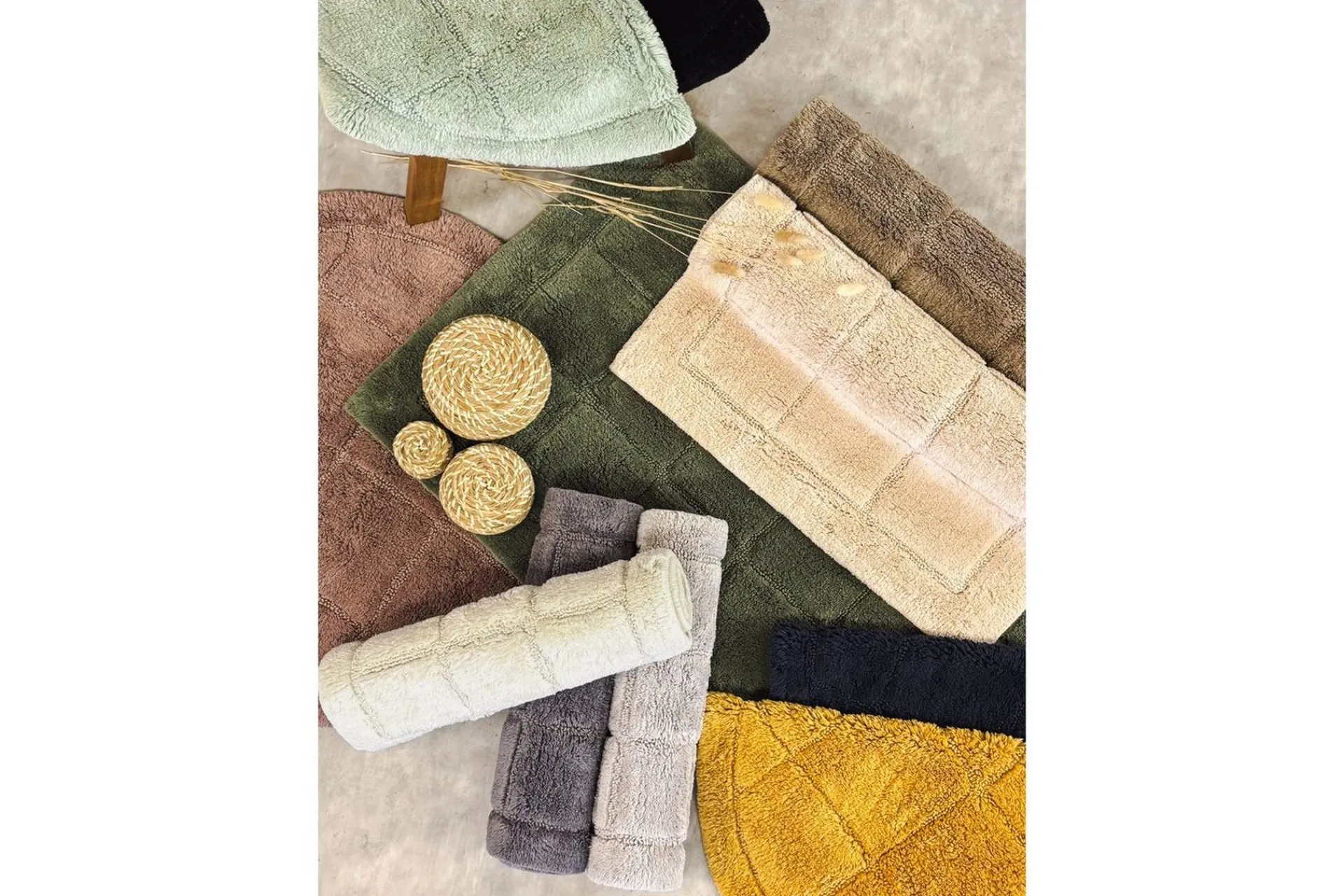 KM Home Baderomsmatte Kvadrat